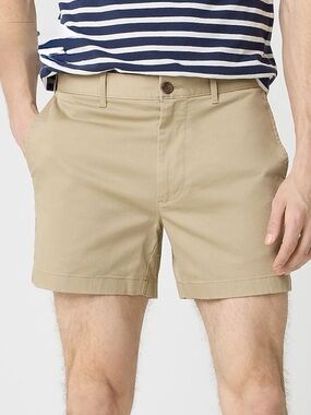 J. Crew Factory Men’s Varick Chino 5” Shorts